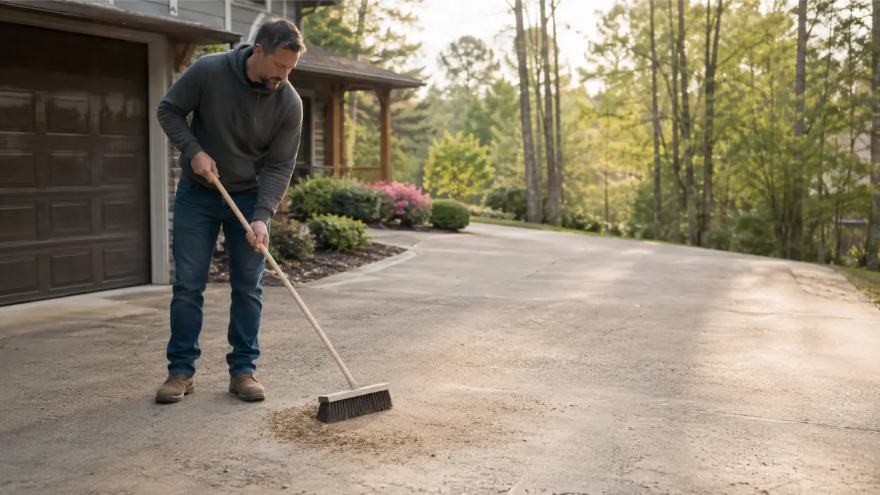 Learn why a rough concrete driveway surface may develop over time, including scaling, abrasion, finishing or curing issues, and when to consider replacement.